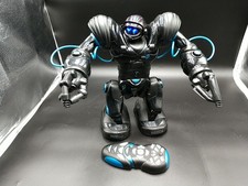 WowWee Robosapien RS Blue Robot Remote Toy With Remote Control. Works