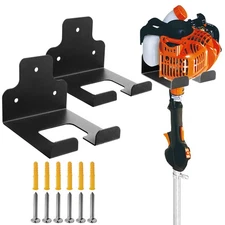 Garage Organizer Trimmer Rack Weedeater Hanger Wall Mount Garden Tool Holder 2PK