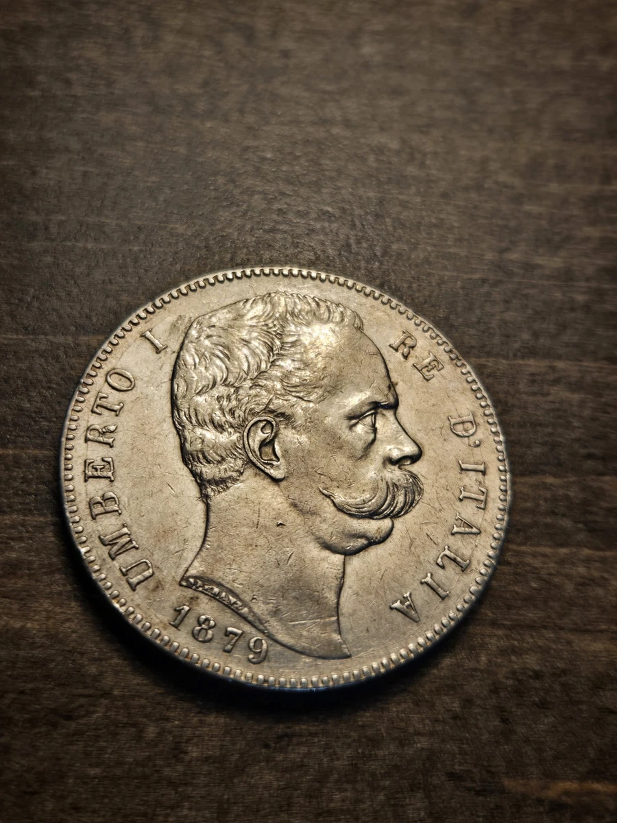 S*y様 1879年イタリア　ウンベルト1世 5リラ銀貨 1879 Year Italian Coins (1861-Now) for sale | eBay