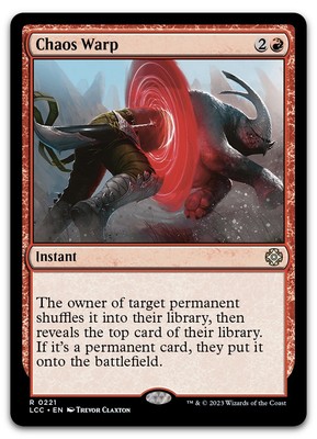 Chaos Warp #221 (NM) Lost Caverns of Ixalan LCC Magic MTG