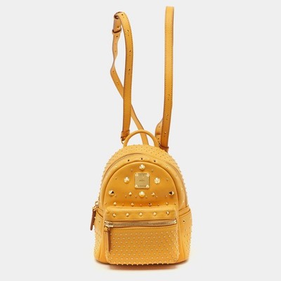 gold studded mini backpack Blessings | Vintage Bags Owned item Mcm X Wizpak Backpack In