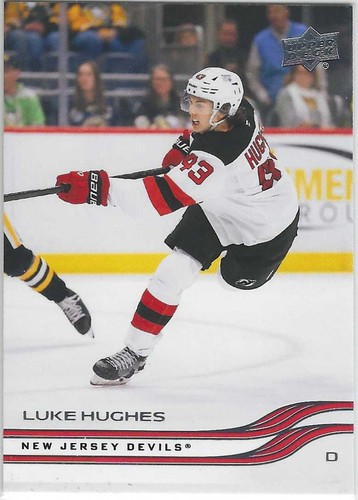 2025 Upper Deck Extended Series Luke Hughes [UD Exclusives] #575 card