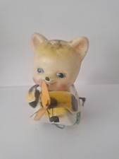 Masudaya Japan Tinplate And Plastic Cat.  pb18