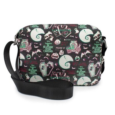 The Nightmare Before Christmas Icons Glitch Collage Crossbody Bag Buckle Down