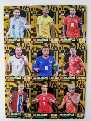 Panini Adrenalyn Xl Fifa World Cup 2026 Golden Baller full set 9 pcs