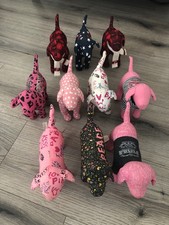 10 Victoria  s Secret Pink Dogs Collector Lot 6  x 8.5  Decor Vintage Retired