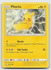 Pokemon TCG Pikachu 66/236 Common Cosmic Eclipse LP