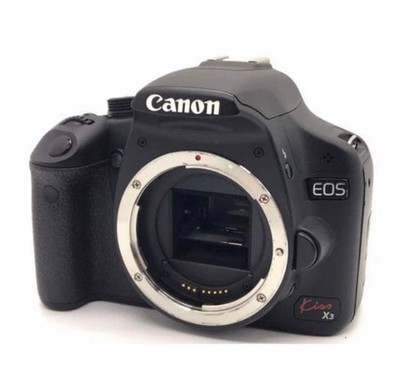 Canon EOS Kiss X3 Digital SLR Camera with Standard Lens and Strap