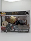Funko Pop Daenerys & Drogon #15 Game of Thrones Pop Rides Deluxe NIB