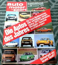 AMS 25/1971 Schnitzer BMW 2800 CS, Alfa Romeo 2000 GTV, May Ford Capri turbo