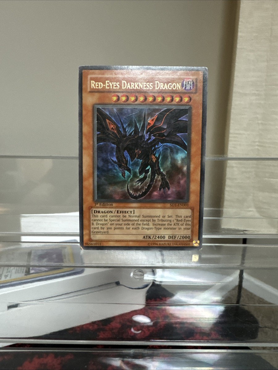 Red-Eyes Darkness Dragon SD1-EN001 Structure Deck: Dragon's Roar 1st Edition | eBay Red-Eyes Darkness Dragon SD1-EN001 Structure Deck: Dragon's Roar 1st Edition | eBay