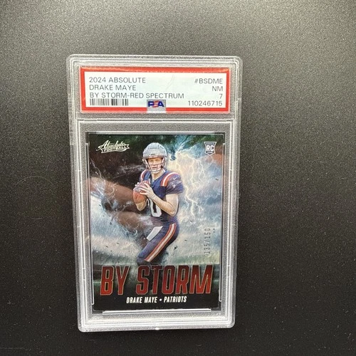 DRAKE MAYE - RC - 2024 Absolute - By Storm/Red Spectrum 135/150 PSA 7