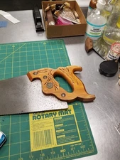 Vintage Disston No. D-23 10TPI Crosscut Handsaw Strong Etch  Steel USA Tool