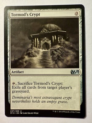 1x Tormod's Crypt (237) Core Set 2015 M15 LP MTG Magic the Gathering x1