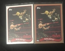 Kalisto Card Lot 2018 WWE Topps Heritage Base & Bronze