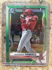 2021 Bowman Chrome 1st Alexander Ramirez!🔥 Green /99! HOT BCP-145