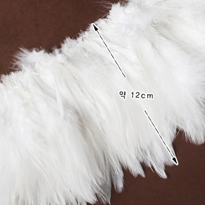 [DM]  feather for making doll wings Wings Downy Feather (White / 40cm) - A