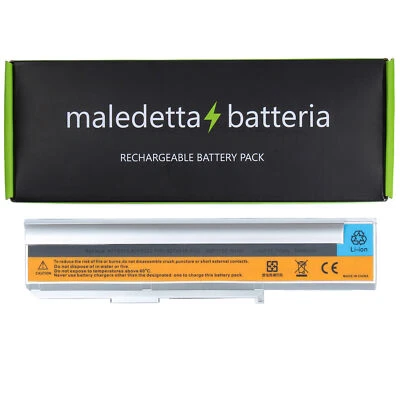 MB DISTRIBUZIONE Batteria ARGENTO 10.8-11.1 V 5200 mAh per ibm-lenovo 3000 N200-0769