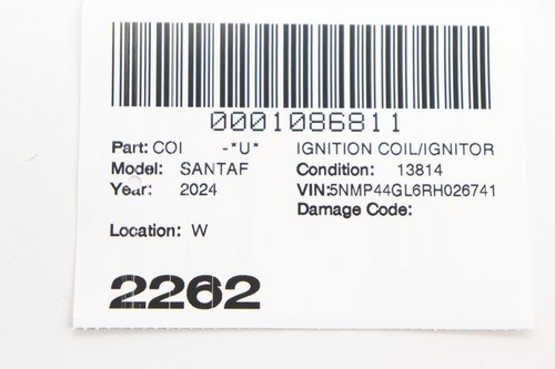 2021 - 2025 HYUNDAI SANTA FE 2.5L ENGINE IGNITION COIL IGNITOR OEM 273002T000 - Picture 10 of 10