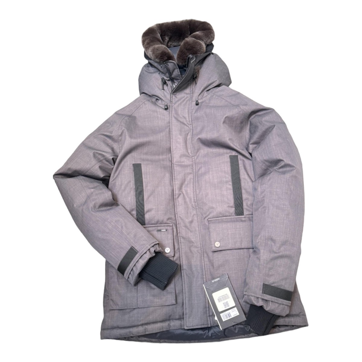 Nobis Shorty Down Luxury Goose Parka Jacket s STEEL Canada