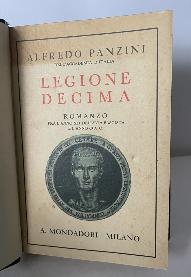 ALFREDO PANZINI ; LEGIONE DECIMA 1934 Signed /inscribed 1st Edition Foto 4 de 4