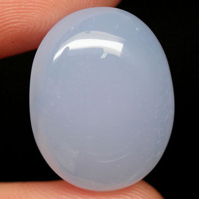 Shola Genuine 16.18 Ct Natural Blue Agate / Chalcedony from Turkey