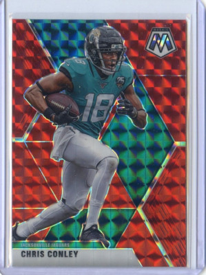 2020 Panini Mosaic Red Parallel Prizm NO. 101 Chris Conley -Jacksonville Jaguars