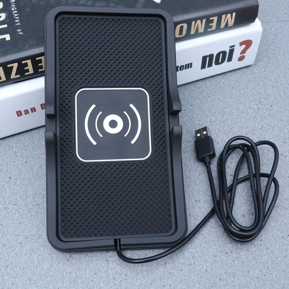 Wireless Charger Dashboard Wireless Car Charger Air Vent Phone Holder-image