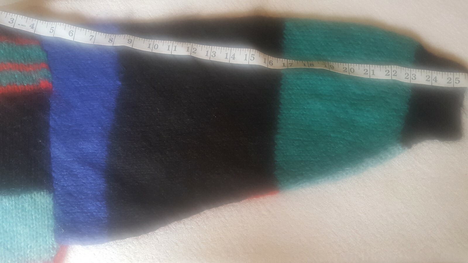 100percent Mohair Hand Knitted Jumper | Multi Coloured | Size Small to Medium | New image 5