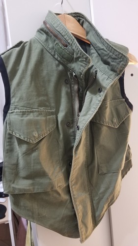Reformation army green zip front vest