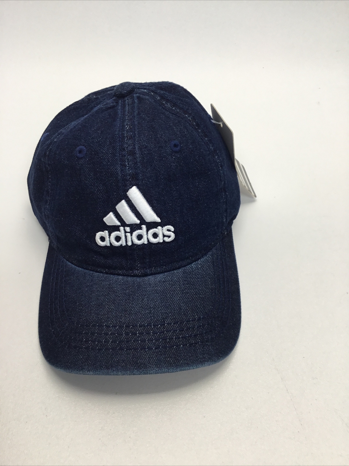 Adidas Mens Denim Adjustable Baseball Cap NavyWhite OS 5890₽