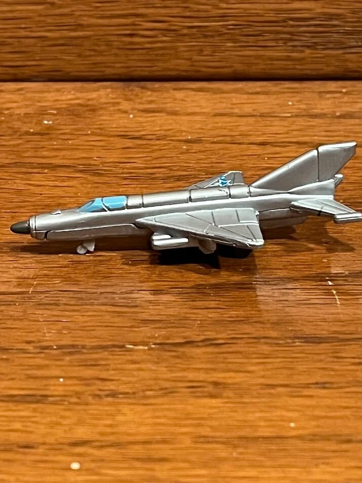 Micro Machines Galoob Mig-21 LGTI Military Airplane Plane 1998 Silver - Image 3 of 4