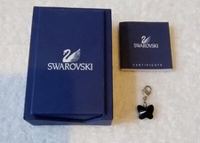 Stunning Black Swarovski Butterfly Clip On Charm For Bracelet/Necklace 1057930