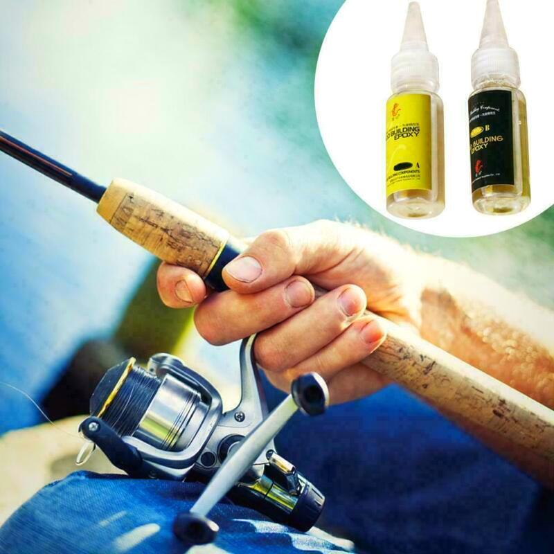 Professional 2x10mL Epoxy Fishing Rod Repair Kit FastSetting DIY
