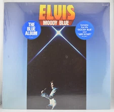 **FACTORY SEALED 1977** Elvis Presley MOODY BLUE Transparent Blue Vinyl