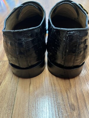 Belvedere Florence Mens Black Handmade All Leather Monk  display picture 2