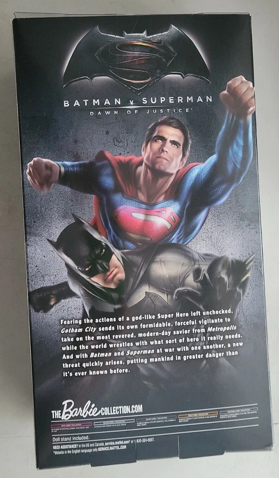 ¡NUEVA FIGURA DE BATMAN V SUPERMAN AMANECER DE LA JUSTICIA BATMAN BARBIE MATTEL 2015! s125 Foto 2 de 2