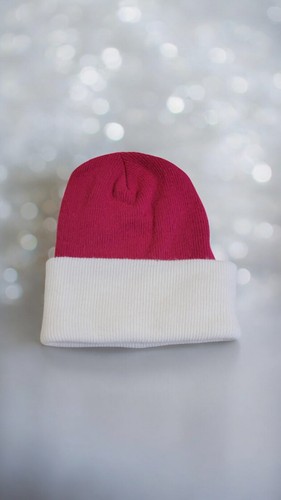 Girls Character Knit Hat Pink And White Ages 4 And Up. Size Small/Medium - Picture 2 of 4