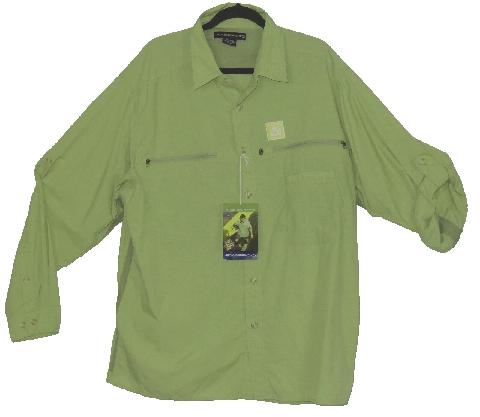 Camisas informales de nailon para hombre ExOfficio con botones