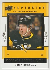 2023-24 UD Sidney Crosby Superstar Honor Roll Card HR-20 Pittsburgh Penguins