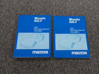 1994 Mazda RX-7 Coupe Workshop Shop Service Repair Manual 1.3L