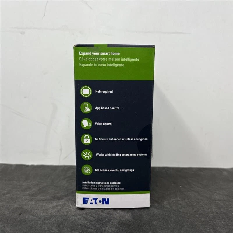 Eaton RFTR9605-TWS Z-Wave Plus Wireless Duplex Receptacle - White - Image 4 of 4