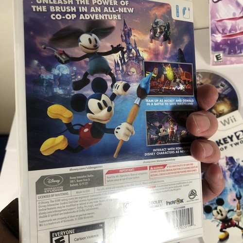 Wii Lot 5 Games Mario Strikers Charged, Donkey Kong, Epic Mickey, FF Crystal!! - Picture 20 of 20