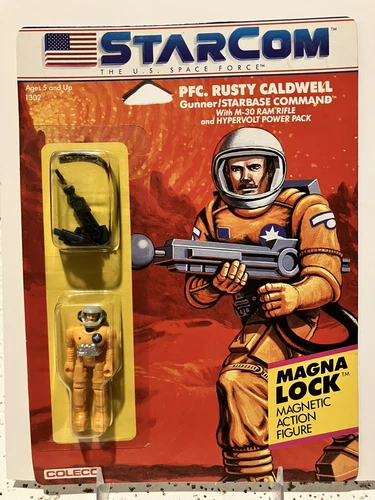 StarCom PFC. Rusty Caldwell MOC SEALED! NEW Coleco Vintage