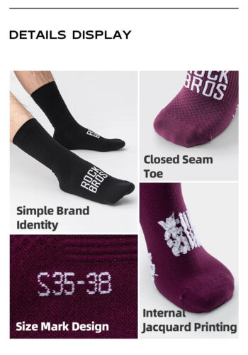 Professionelle Sportsocken, Atmungsaktive Radsocken, MTB, Rennradsocken - Bild 11 von 19