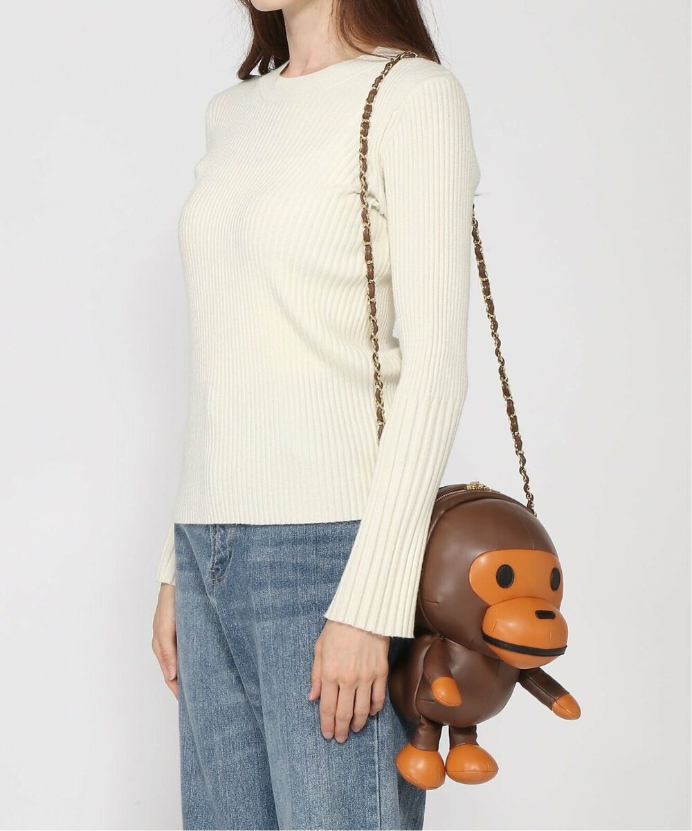 A BATHING APE BAPE BABY MILO PLUSH DOLL CHAIN SHOULDER BAG A BATHING APE BAPE BABY MILO PLUSH DOLL CHAIN SHOULDER BAG