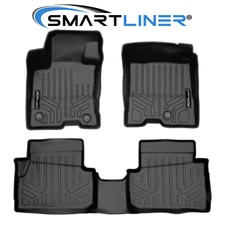 SMARTLINER Custom Fit Floor Mats 2 Row Liner Set 2022-2025 Ford Maverick Hybrid