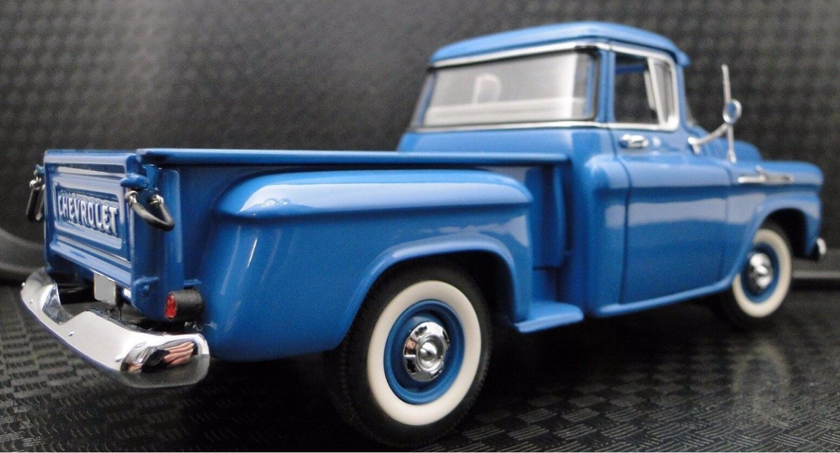 55 Chevy Pickup Truck 1:24 Wagon Car Hot Rat Rod 18 Race 12
