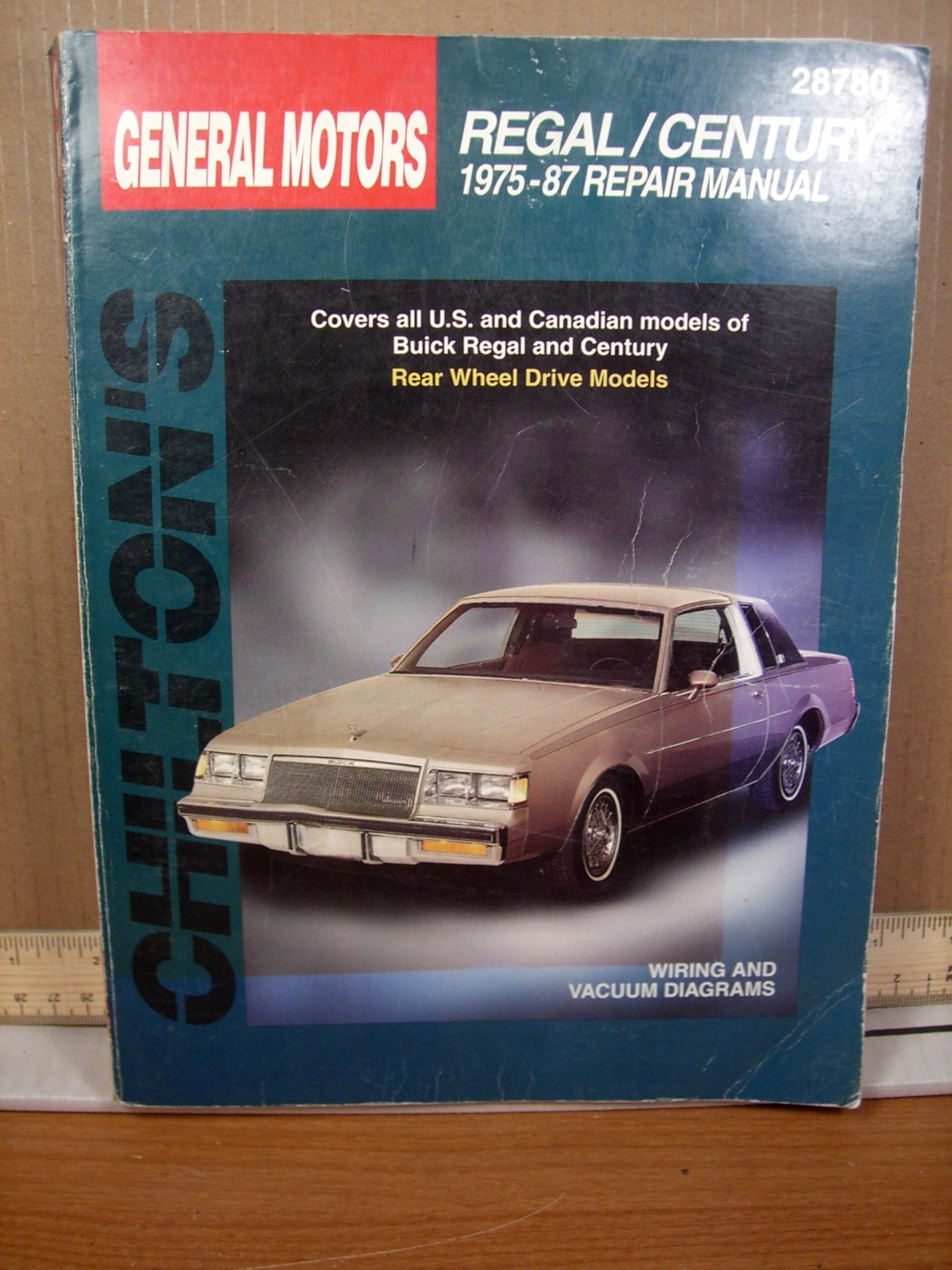 Total Car Care Repair Manuals: Buick Regal and Century, 1975-87 by Chilton  Automotive Editorial Staff (1998, Paperback) | eBay