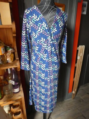 Boden Jersey casual day dress, Multi pattern, BNWOT. Comfort, Summer,  pretty. | eBay UK